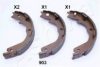 ISUZU 8970347381 Brake Shoe Set, parking brake